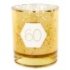 Gold Vanilla Scented 60th Birthday Candle