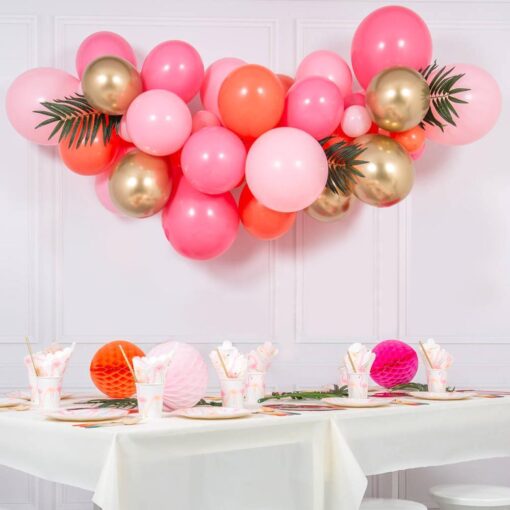 Balloon Cloud – Orange, Pink & Gold