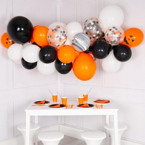 Balloon Cloud – Halloween Orange/Black