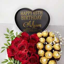 Hat Box Roses & chocolate